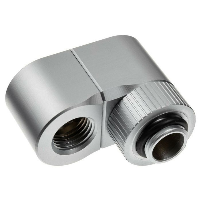 EK Water Blocks EK-Quantum Torque G1/4 Zoll doppel Verlängerungs Offset MF 21 - Satin Titanium 3831109893128