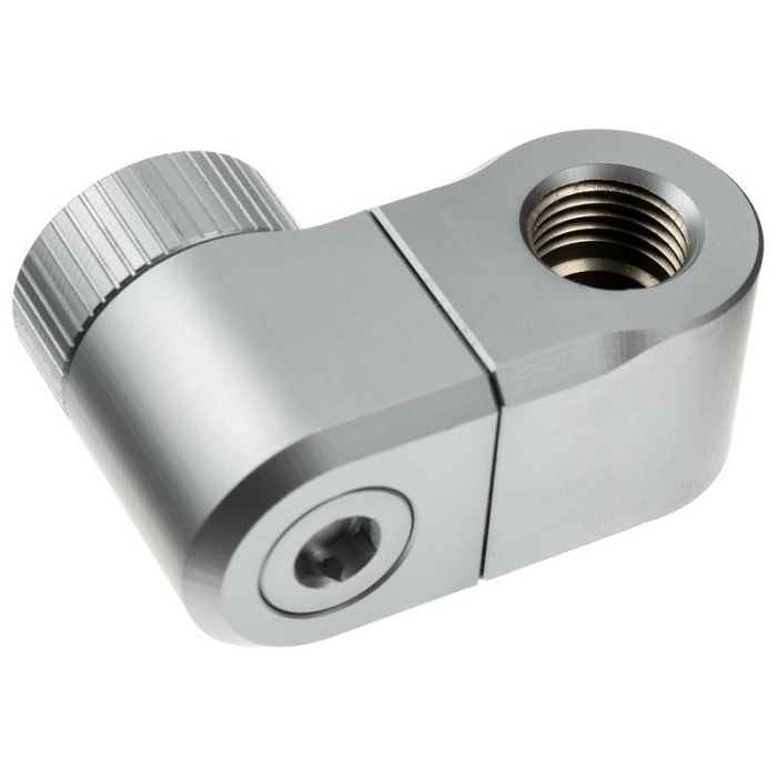 EK Water Blocks EK-Quantum Torque G1/4 Zoll doppel Verlängerungs Offset MF 28 - Satin Titanium 3831109893487