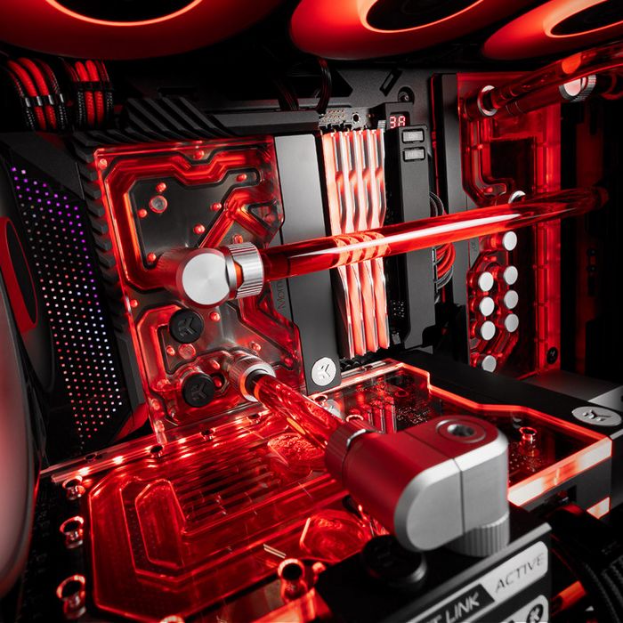 EK Water Blocks EK-Quantum Momentum² ROG Maximus Z690/Z790 Extreme I/O Cover - black 3831109908327