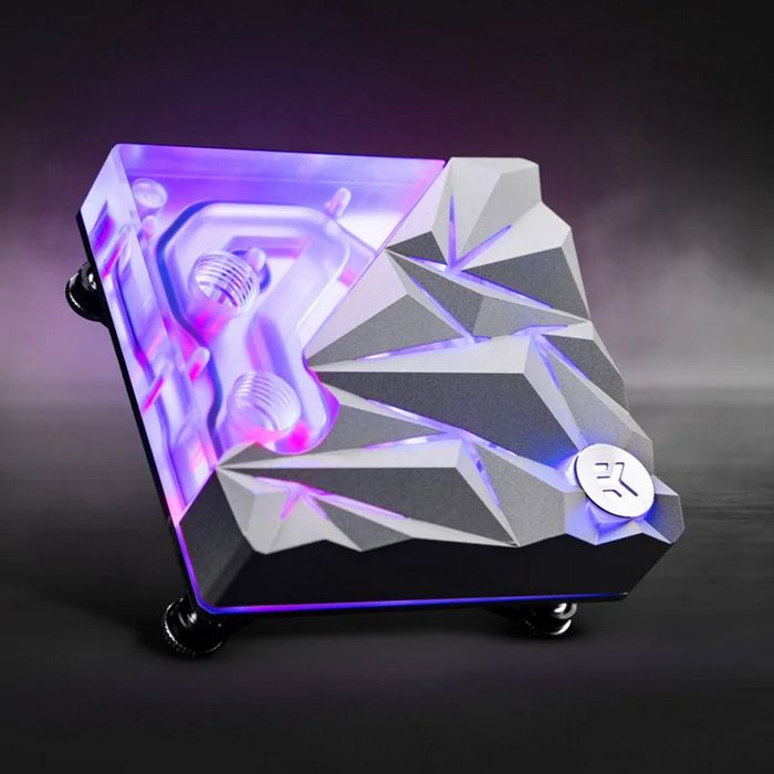 EK Water Blocks EK-Quantum Velocity² Edge D-RGB - 1700 Silver Special Edition-3831109911433