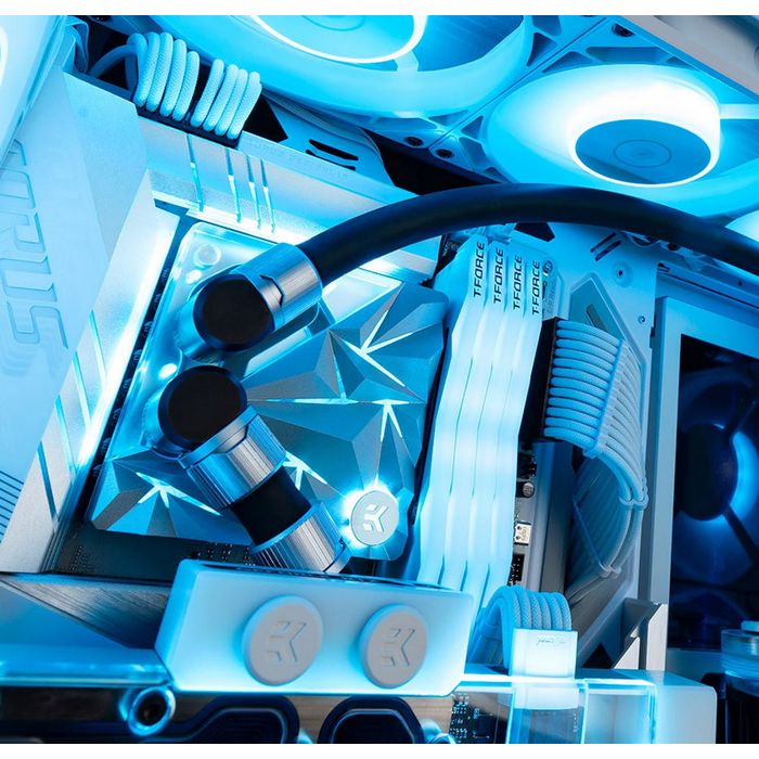 EK Water Blocks EK-Quantum Velocity² Edge D-RGB - 1700 Silver Special Edition-3831109911433