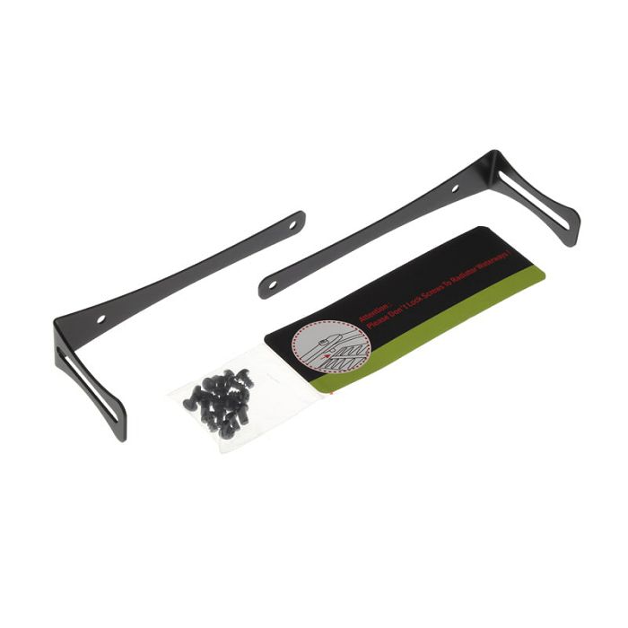 Bitspower Halterung für 120-mm-Radiatoren BP-120RADHV2-BK