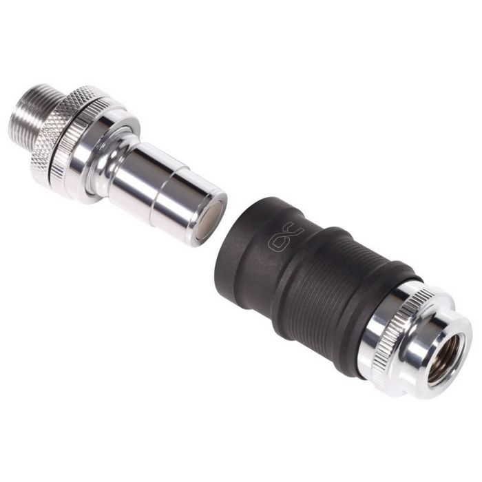 Alphacool ES Schnellverschluss, BLH1A Set, IG-IG, mit Schottverschraubung-13877