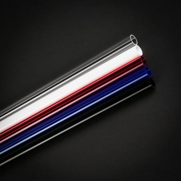 Bitspower Crystal Link Tube 12/10mm, Länge 1000mm - black BP-NCCLT12ACBK-L1000