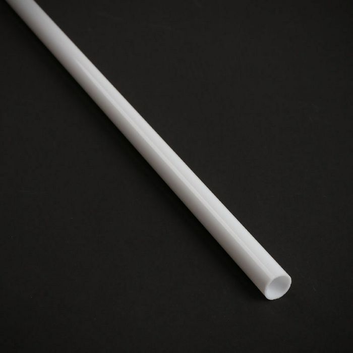 Bitspower Crystal Link Tube 12/10mm, Länge 1000mm - white BP-NCCLT12ACWH-L1000