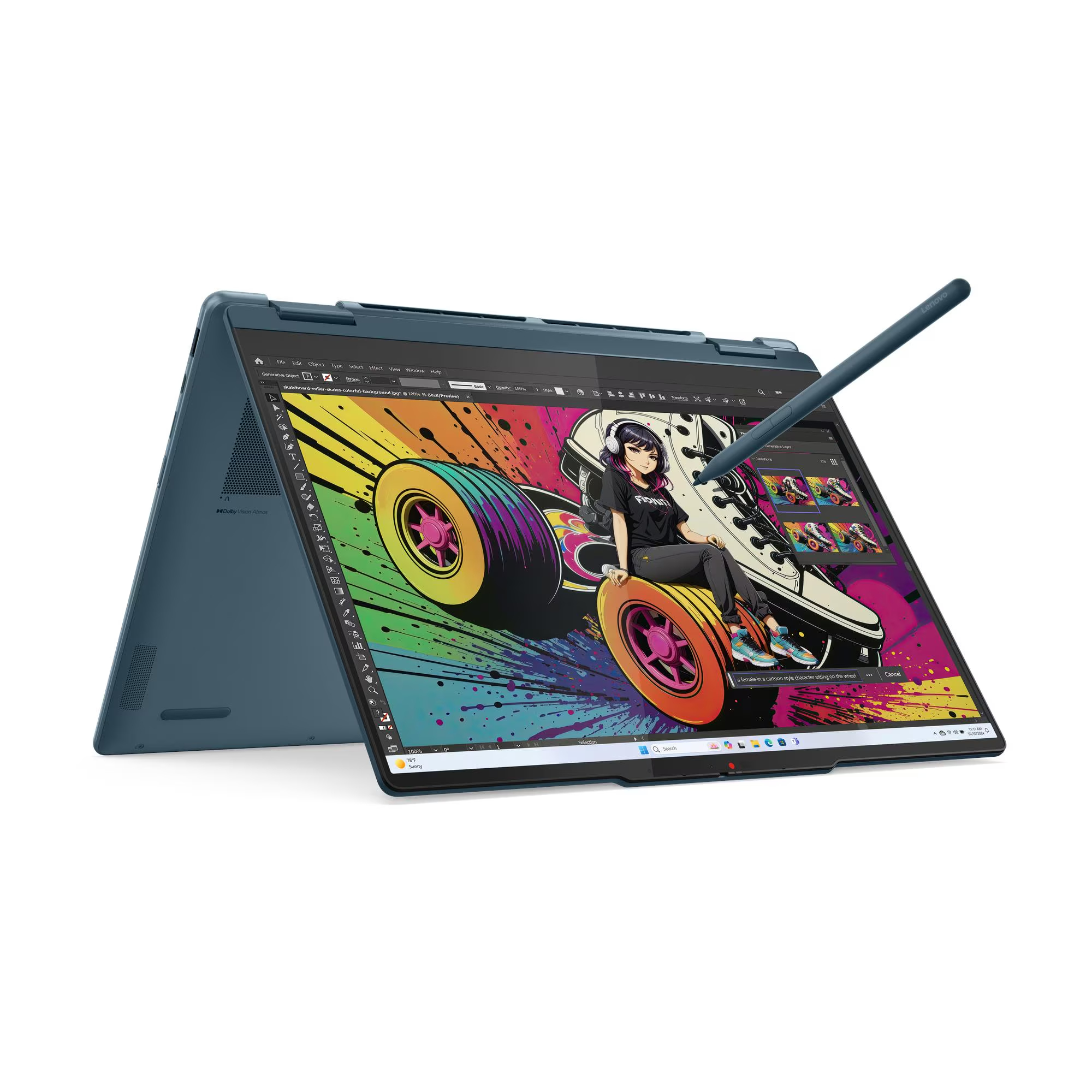 Lenovo Yoga 7 2-in-1 14AKP10 14" Touch OLED Ryzen AI 5 340 16GB 512GB Windows 11 Pro - 2677