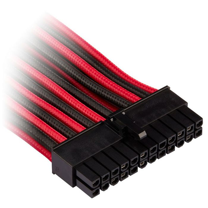 Corsair Premium Sleeved 24-Pin-ATX-Kabel (Gen 4) - rot/black CP-8920233