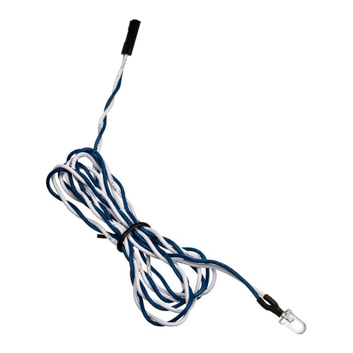 InLine HDD LED / Power LED for mainboard connection, blue - 80cm 59910A