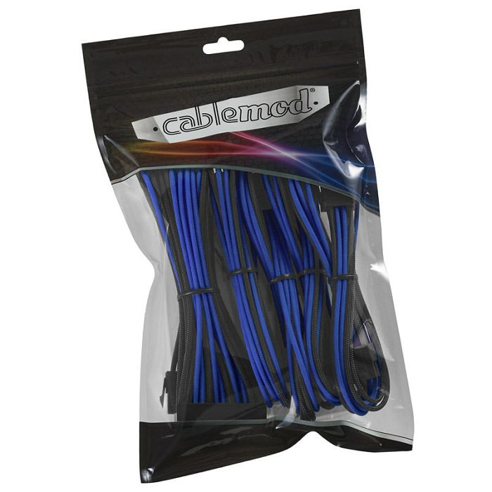 CableMod Classic ModMesh Cable Extension Kit - 8+6 Series - black/blau CM-CAB-CKIT-N86KKB-R