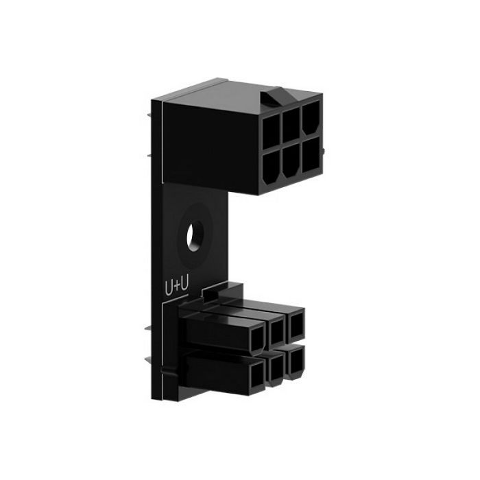 Singularity Computers  6-Pin PCIe 180 Grad Adapter U+U SC-A-PCIE6-UU