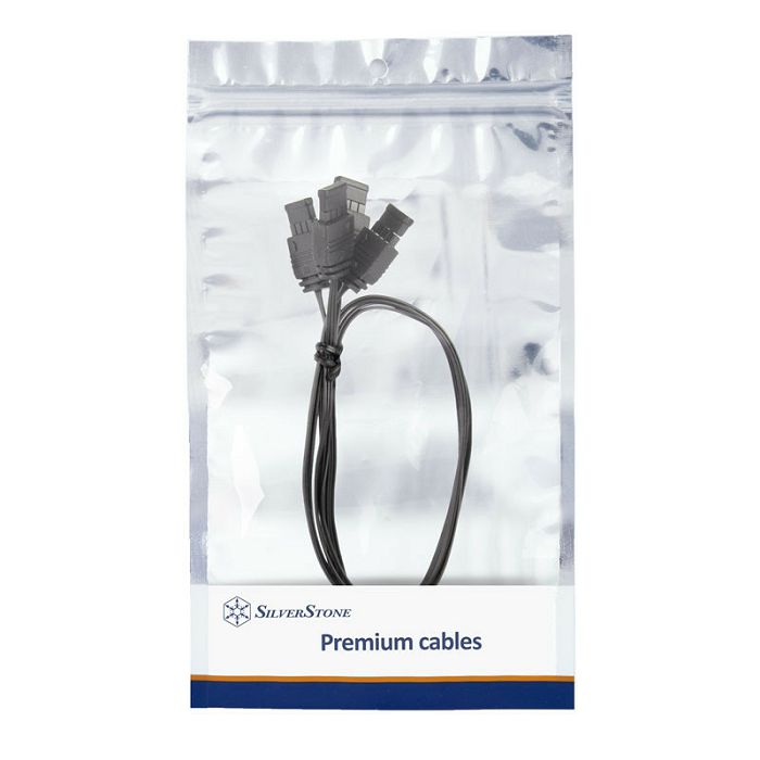 SilverStone ARGB 4-Fach Splitterkabel - 30cm SST-CPL03