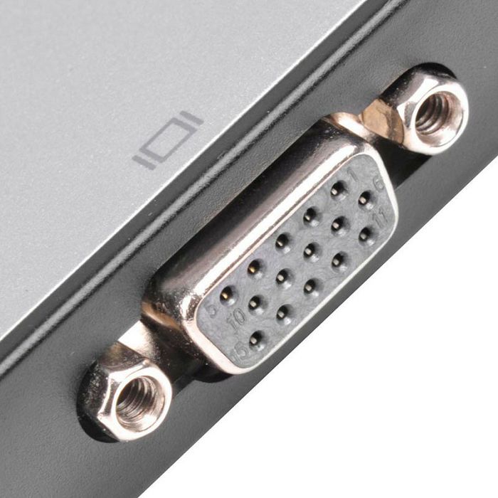 SilverStone SST-EP06C - USB 3.1 Typ-C auf VGA/USB Type C/USB Type A Adapter Hub SST-EP06C