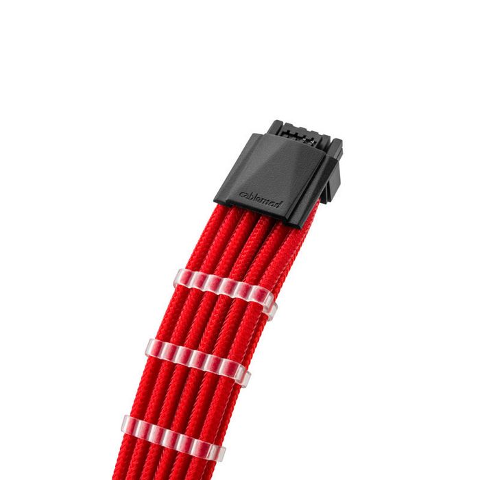 CableMod Pro ModMesh 12VHPWR Cable Extension Kit - rot CM-PCAB-16P3KIT-NKR-3PC-R
