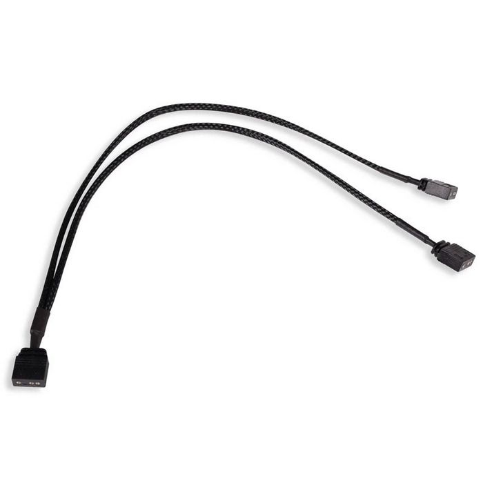 Alphacool Y-Splitter aRGB 3-Pin auf 2x 3-Pin 30cm - black 18705