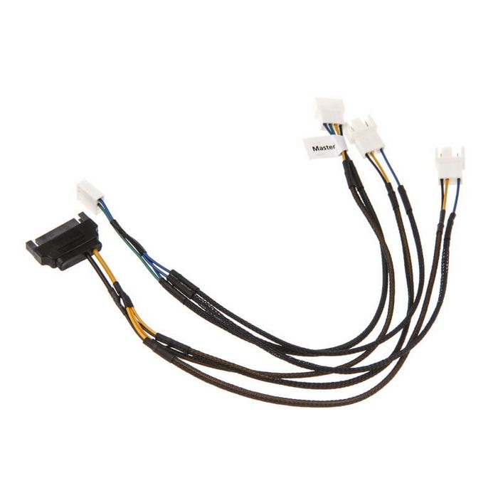 Akasa Flexa FP3S PWM distributor cable (3 fans) - sleeved, 30cm AK-CBFA06-30