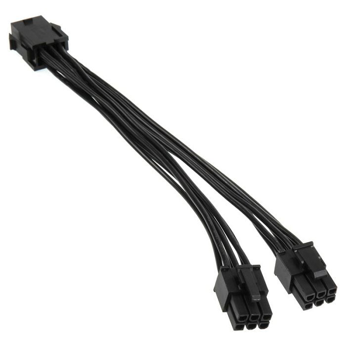 Kolink Adapter 6-Pin-PCIe auf 2x 6-Pin-PCIe-Stecker, black, 15cm PGW-AC-KOL-050