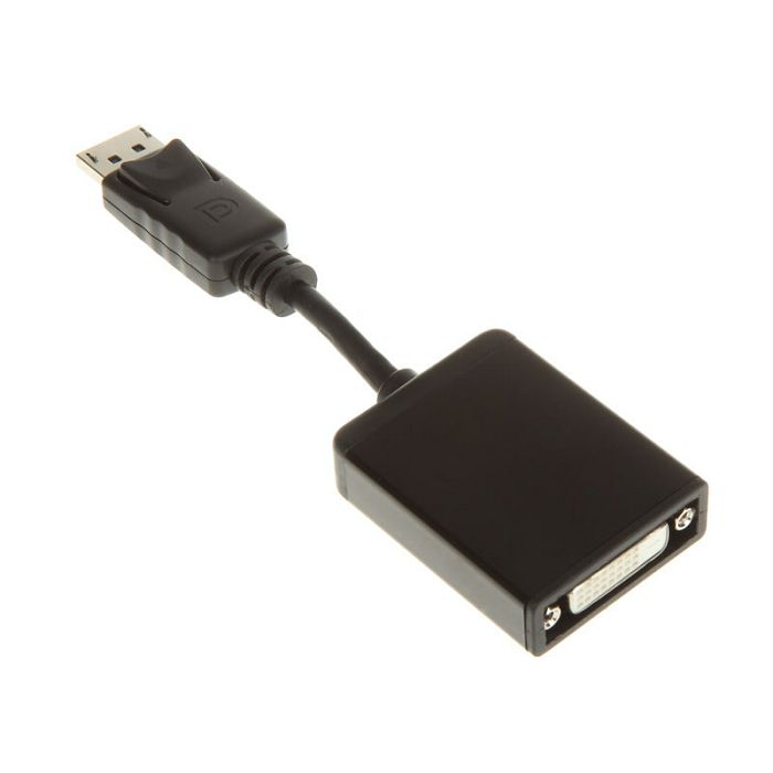 InLine adapter cable, DisplayPort male to DVI-D female - black 17199K