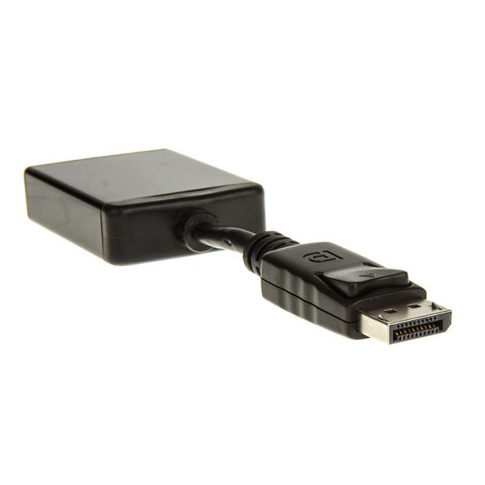 InLine adapter cable, DisplayPort male to DVI-D female - black 17199K