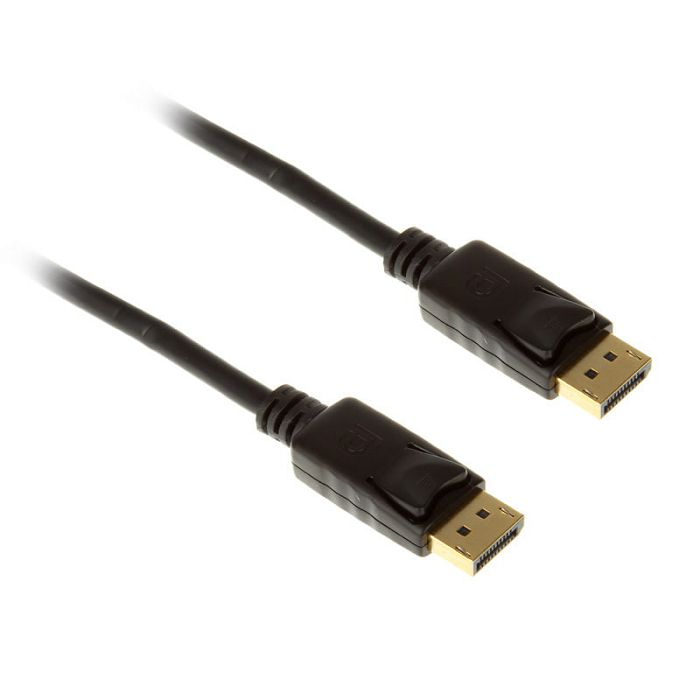 InLine 4K (UHD) DisplayPort Kabel, black - 2m 17102P