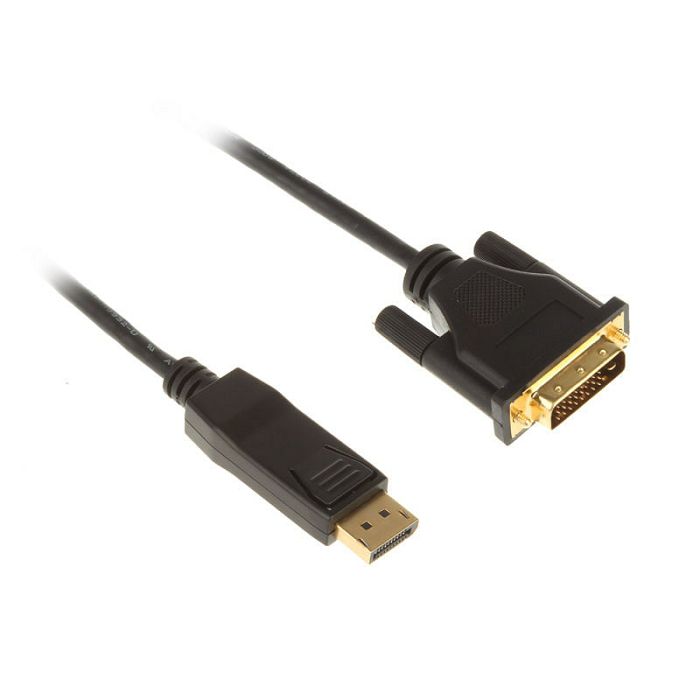 InLine DisplayPort zu DVI Konverter Kabel, black - 3m 17113