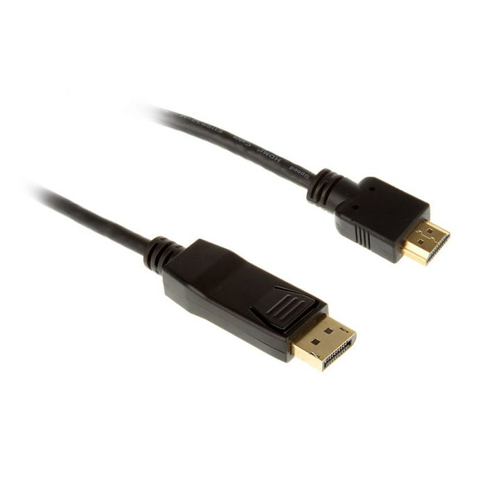 InLine DisplayPort zu HDMI Konverter Kabel, black - 3m 17183