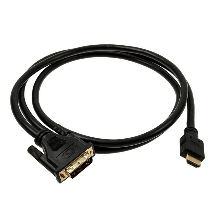 InLine HDMI zu DVI Adapter Kabel High Speed, black - 1,5m 17664P