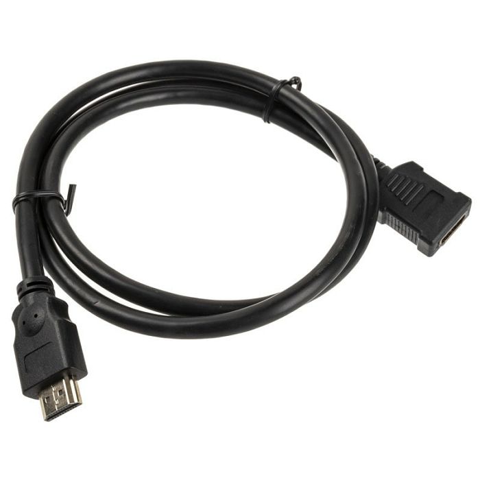 InLine HDMI Verlängerung Stecker / Buchse, black - 1m 17631G