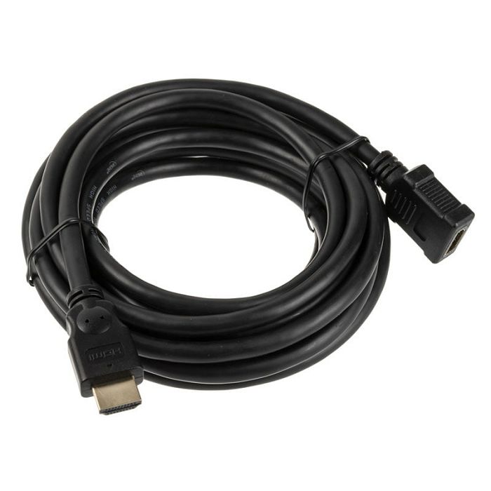 InLine HDMI Verlängerung Stecker / Buchse, black - 5m 17635G