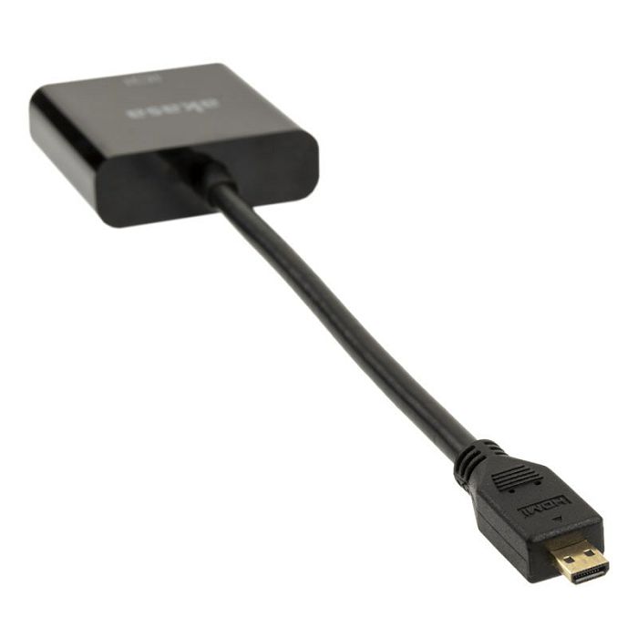 Akasa Micro HDMI to VGA Konverter Adapter AK-CBHD21-15BK