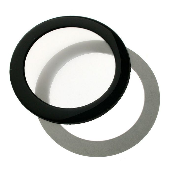 DEMCiflex Staubfilter 80mm, rund - black/white 80mm Round