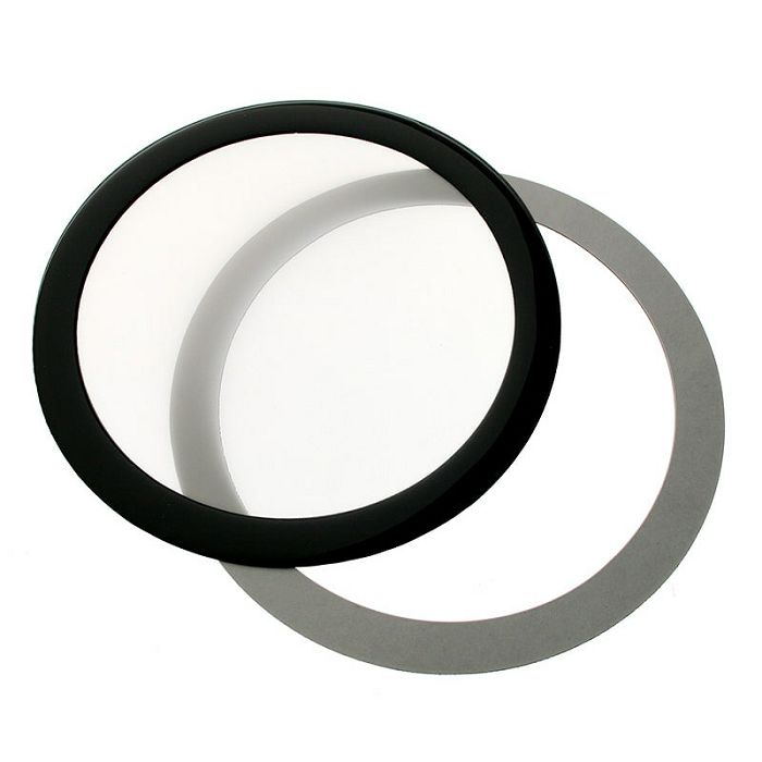 DEMCiflex Staubfilter 120mm, rund - black/white DF0525