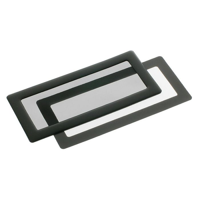DEMCiflex Staubfilter 2x40mm, quadratisch - black/black DF0077