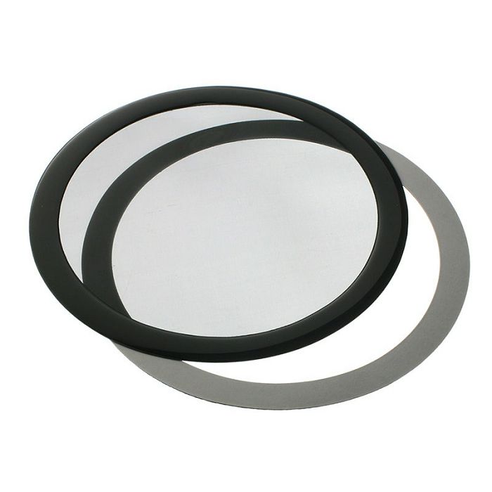 DEMCiflex Staubfilter 140mm, rund - black/black DF0017