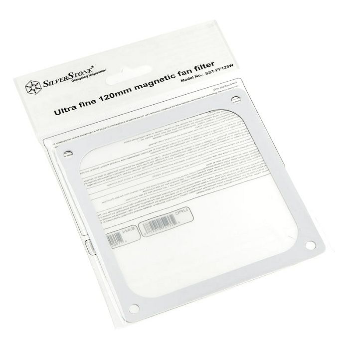 SilverStone SST-FF123W magnetischer Staubfilter, white - 120mm SST-FF123W