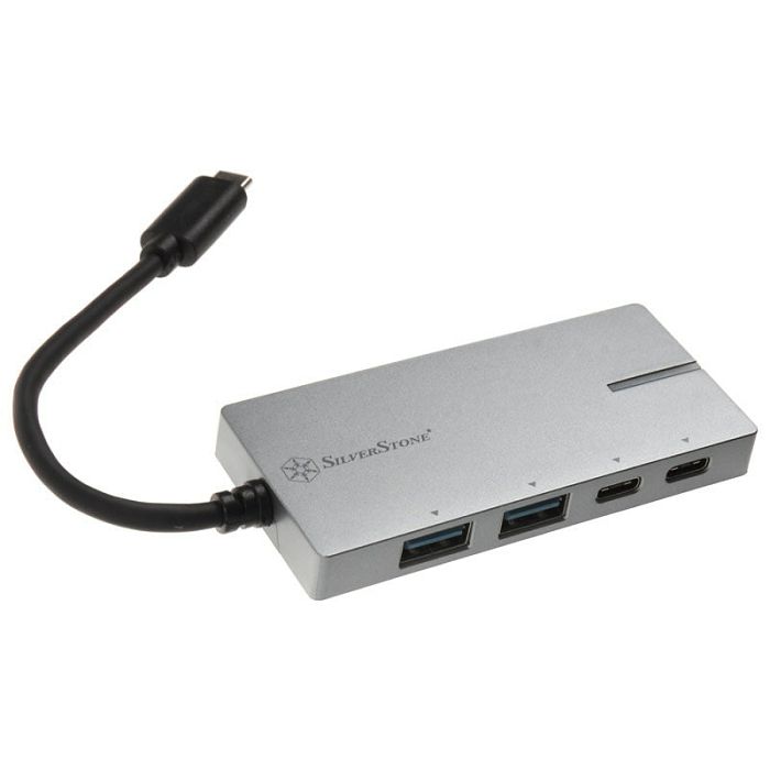 SilverStone SST-EP09C USB 3.1-C -Port - silber SST-EP09C