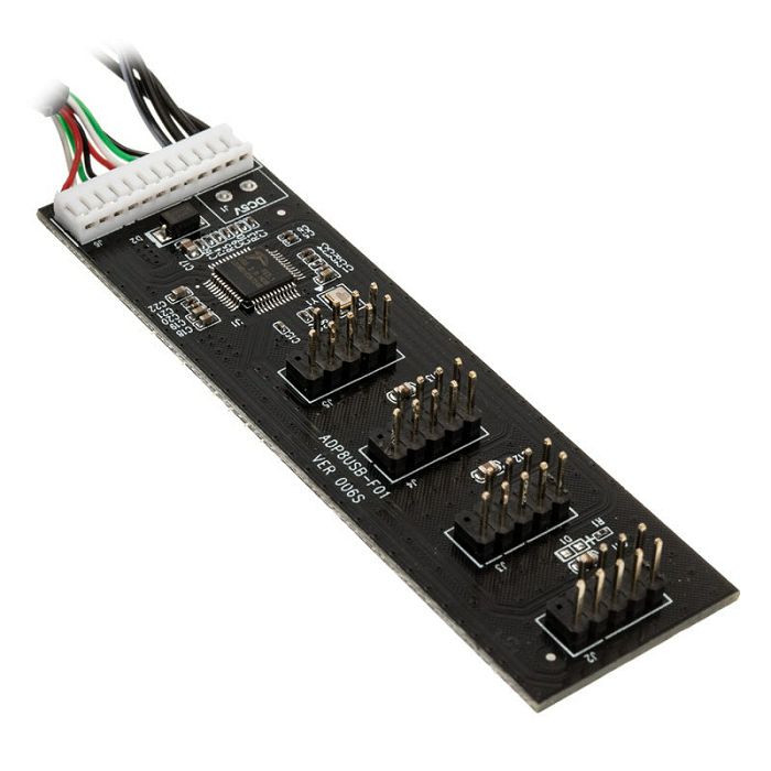 Kolink USB 2.0 Hub-Karte, inkl. 60cm USB- & Molex-Kabel PGW-AC-KOL-004