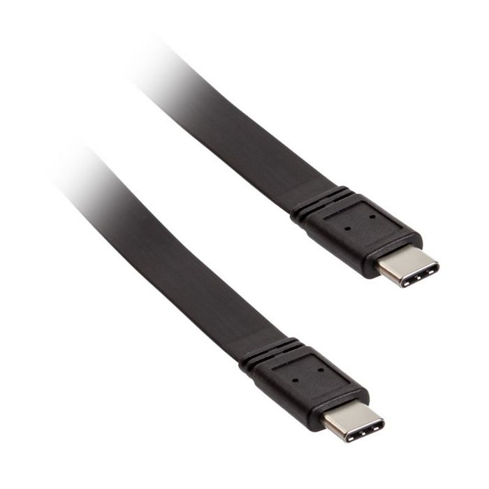 Akasa Typ C zu Typ C Adapter Kabel PROSLIM - black AK-CBUB46-10BK  