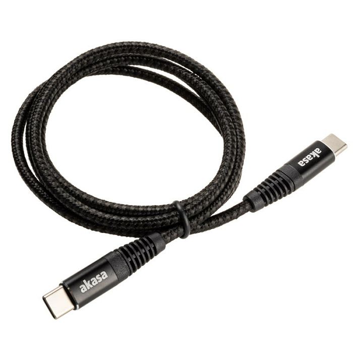 Akasa USB Type C to USB Type C 100W PD charging cable - black AK-CBUB54-10BK