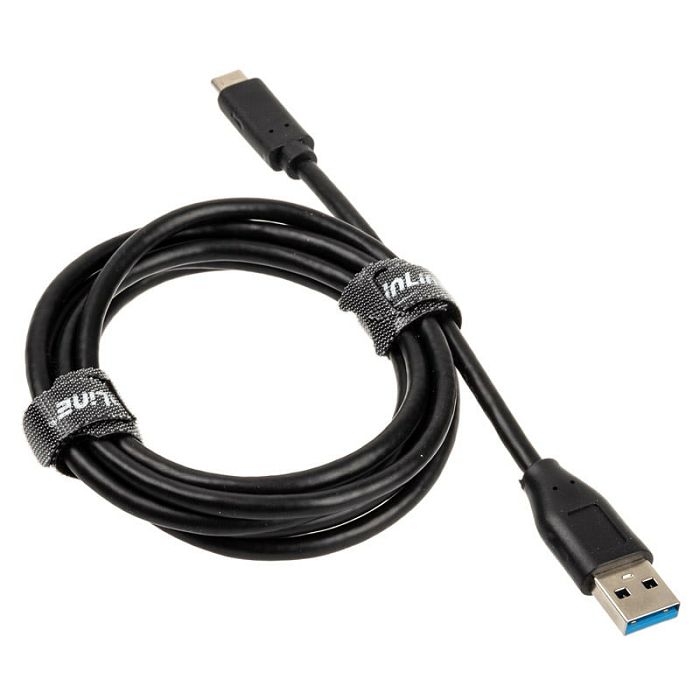 InLine USB 3.2 Gen.2 Kabel, Typ C auf A Stecker/Stecker, black - 1,5m 35714