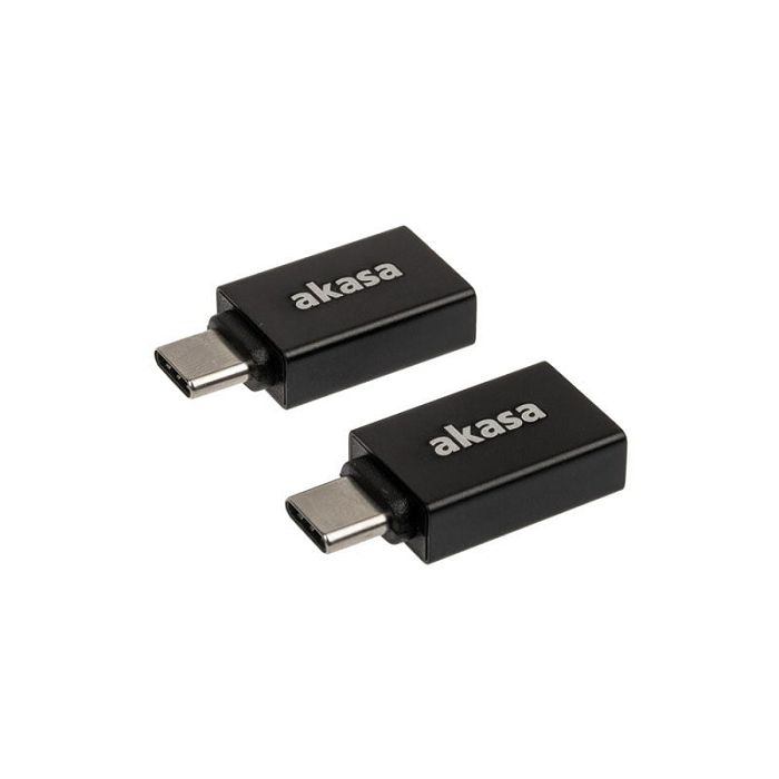 Akasa Typ A auf Typ C USB-Adapter - 2 Stück AK-CBUB62-KT02