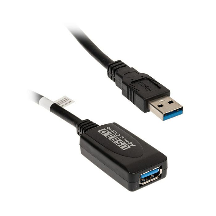 InLine USB-A 3.2 Gen.1 Verlängerung, USB-A auf USB-A, black - 5m 35650