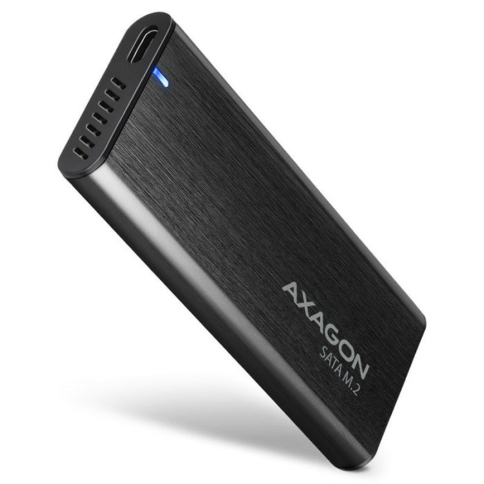 AXAGON EEM2-SBC RAW BOX externes Gehäuse für M.2 SSDs USB-C 3.2 Gen 2 - black EEM2-SBC