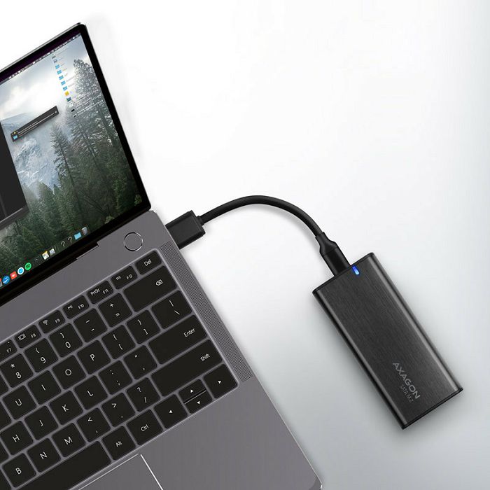 AXAGON EEM2-SBC RAW BOX externes Gehäuse für M.2 SSDs USB-C 3.2 Gen 2 - black EEM2-SBC