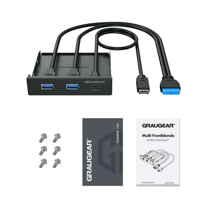 Graugear Multi front panel with USB hub G-MP01