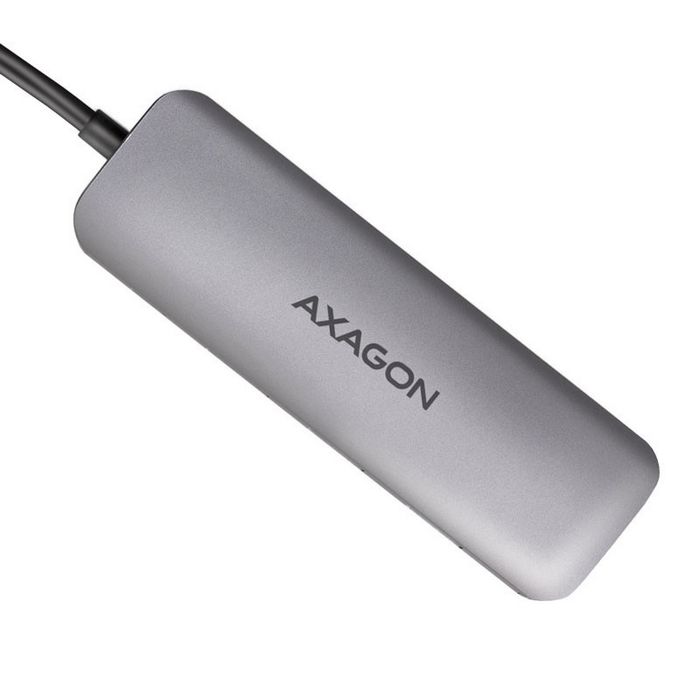 AXAGON HMC-HCR3A USB-Hub, 3x USB-A + HDMI + SD/microSD, USB-C 3.2 Gen 1, 20 cm USB-C-Kabel HMC-HCR3A