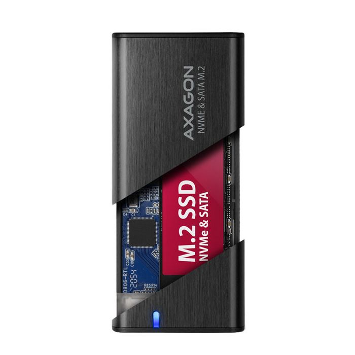 AXAGON EEM2-SB2 USB-C 3.2 Gen 2, M.2 SSD enclosure - black EEM2-SB2