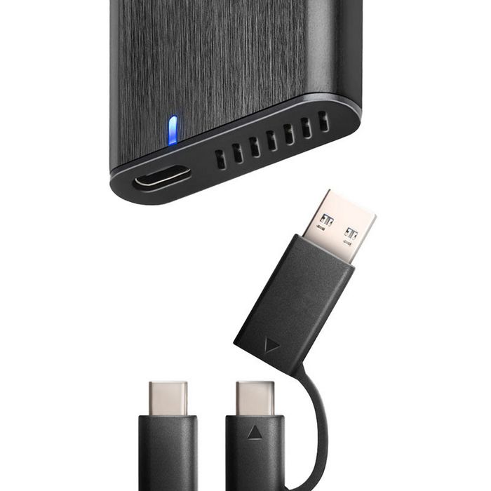 AXAGON EEM2-SB2 USB-C 3.2 Gen 2, M.2 SSD enclosure - black EEM2-SB2