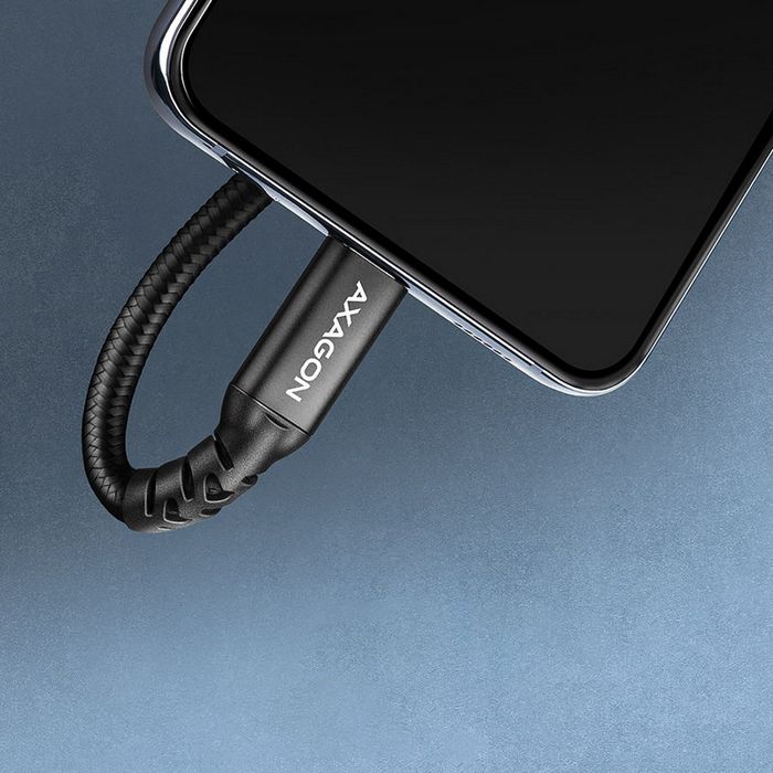 AXAGON BUCM32-CF10AB Verlängerungskabel, USB-C zu USB-C 3.2 Gen 2, 1 m, 20 Gbps - Aluminium BUCM32-CF10AB
