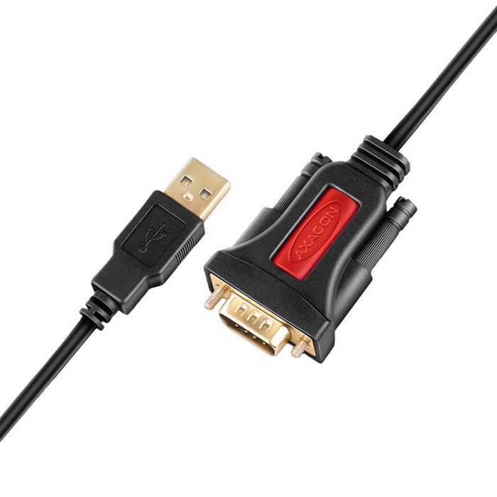 AXAGON ADS-1PSN Adapterkabel, RS-232 COM Port auf USB 2.0 - PL2303GT-Chip ADS-1PSN