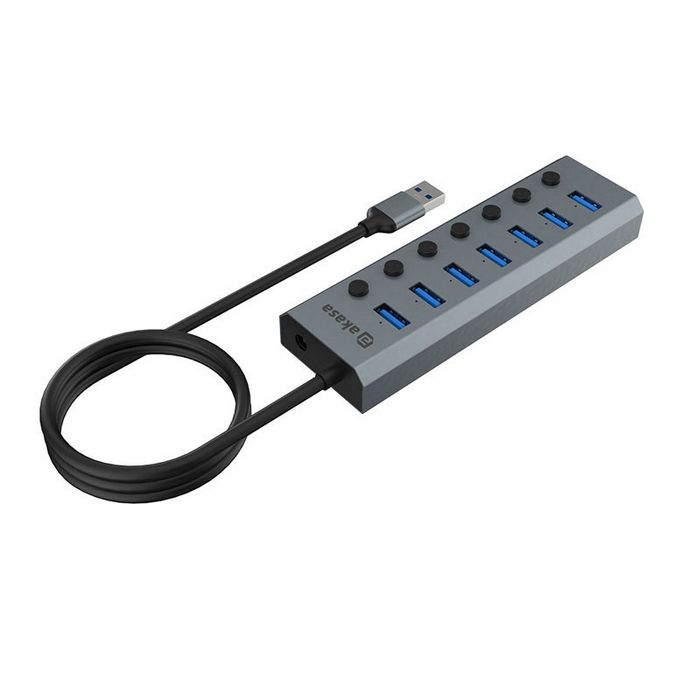 Akasa Connect 7 IPS - USB Hub AK-HB-21BKCM